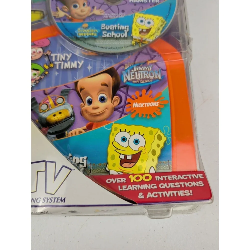 VTG 2005 Fisher Price InteracTV DVD Based Learning System: Nicktoons Scholastic